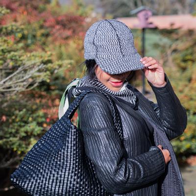Tweed Cap - Black